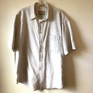 Adirondack large cotton and linen shirt.